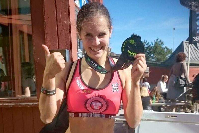 Andrea Montero, contenta por su gran participación en el Mundial de Canadá