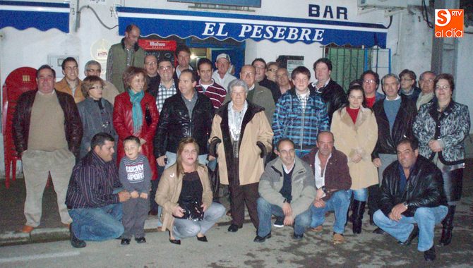 Pescadores de Guijuelo celebrando la Navidad y la despedida del año