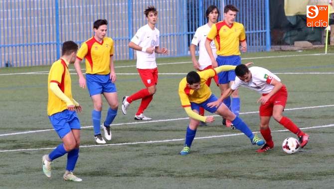 Un momento del partido disputado en el Alfonso San Casto