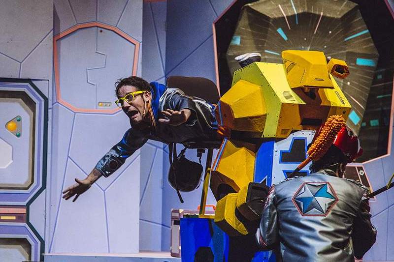 Momento de la obra teatral que se representará en el Liceo