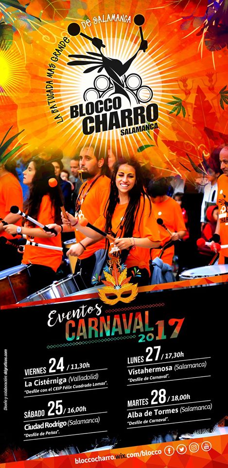 Foto 2 - El ritmo de la batucada Blocco Charro animará los carnavales de la provincia