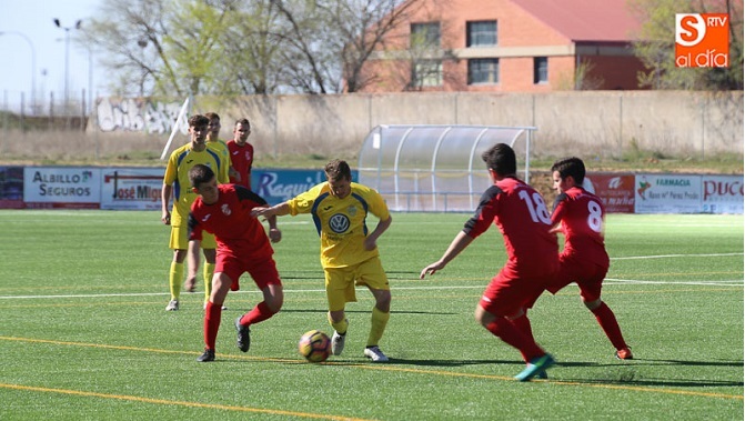 Momento del partido disputado este domingo en el Reina Sofía entre el Monterrey y el Villares de la Reina
