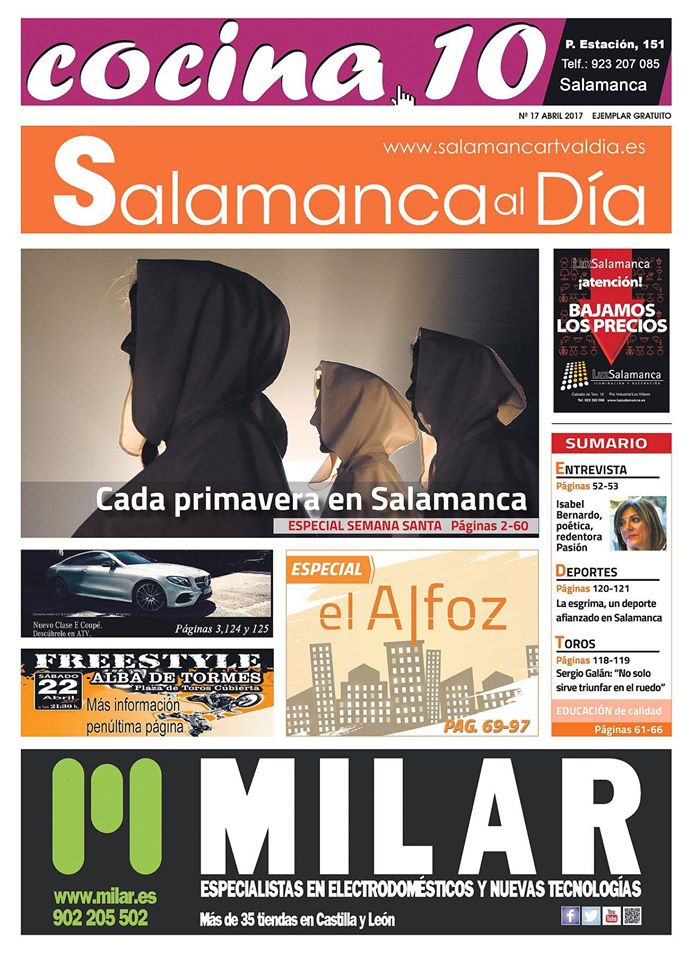 Foto 1 - Sale a la calle el número de abril del periódico gratuito SALAMANCA AL DÍA
