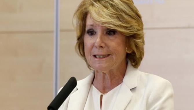 Esperanza Aguirre era la portavoz del PP en el Ayuntamiento de Madrid