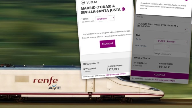 La oferta de RENFE se repetirá cada día 25 durante nueve meses