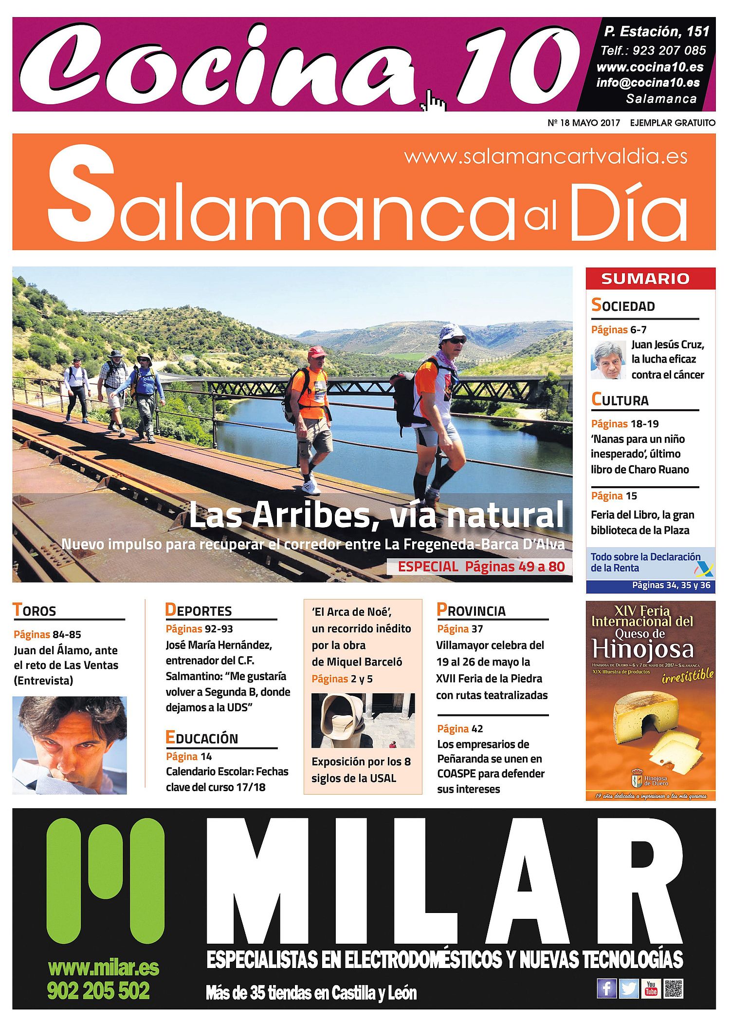 Foto 1 - Sale a la calle el número de mayo del periódico gratuito SALAMANCA AL DÍA