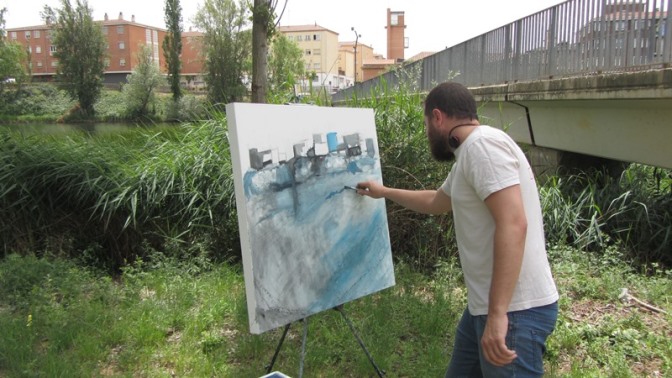 I Certamen de pintura al aire libre Agustín Casillas en Santa Marta de Tormes