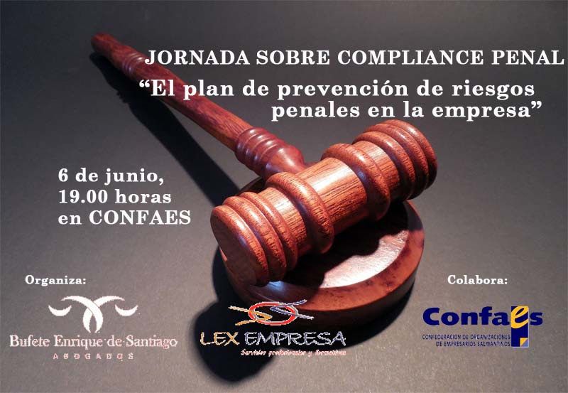 Jornada sobre Compliance Penal ‘El plan de prevención de riesgos penales en la empresa’  