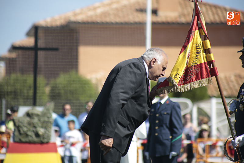Jura de bandera de civiles en Cabrerizos / Foto de Alejandro López