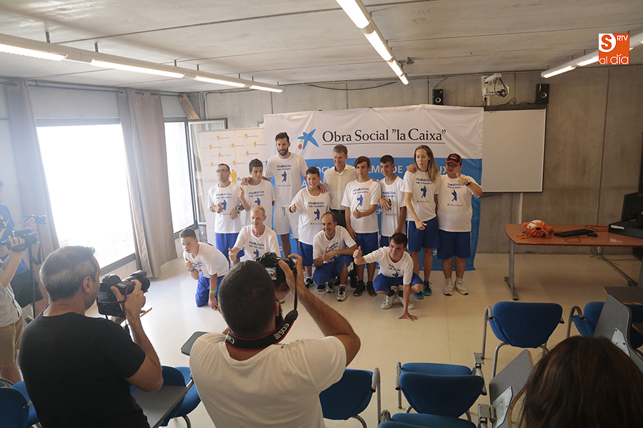 Jóvenes promesas del baloncesto que estos días se encuentran en Pollensa