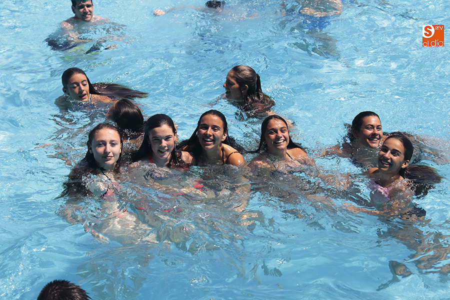 Visita al parque acuático de los participantes del Campus