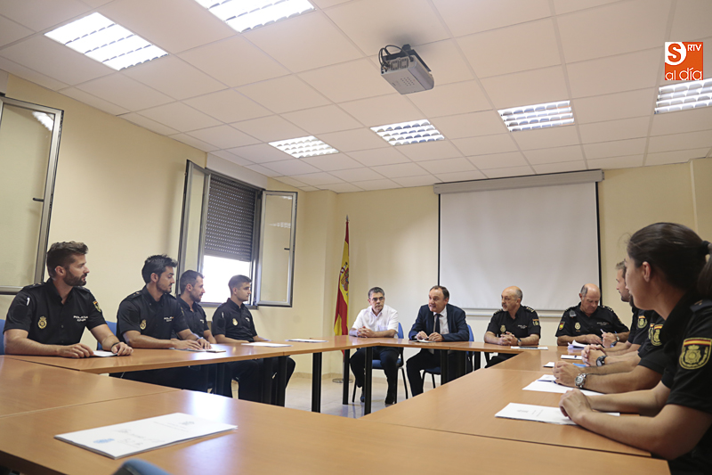 Ocho alumnos de la Escuela Nacional de Polic&iacute;a completan su formaci&oacute;n en Salamanca