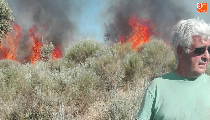 El incendio forestal declarado en Bañobárez deja 7,5 hectáreas calcinadas  