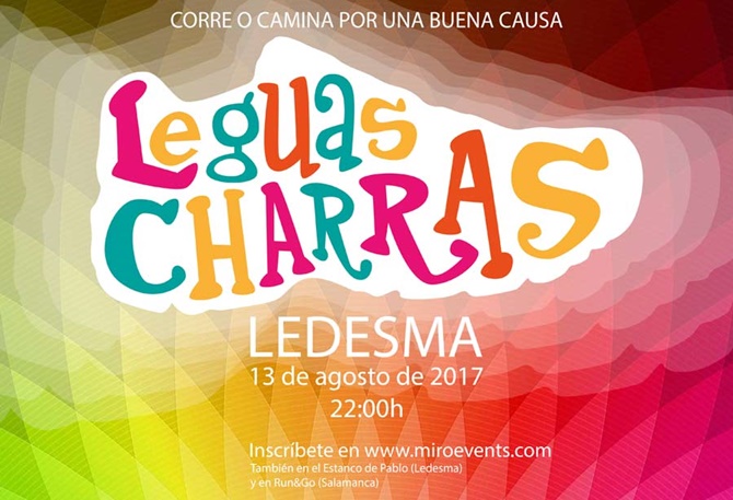 Cartel de la carrera que tendrá lugar el 13 de agosto en Ledesma