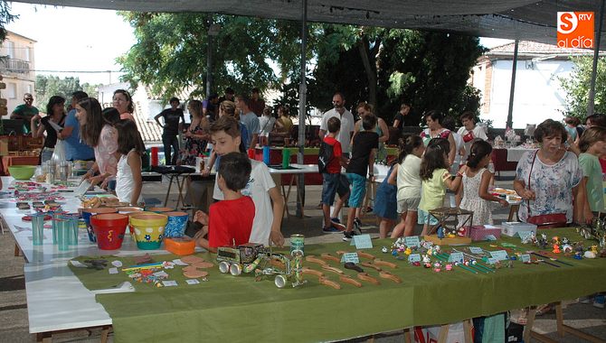 El público infantil también tenía su sitio en la Feria de los Oficios