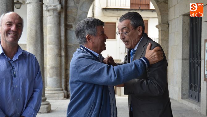 El Alcalde recibe a Bienvenido Mena, delegado territorial de la Junta de Castilla y León