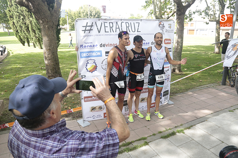 Foto 2 - Clemente Alonso y María José García, los mejores del triatlón Veracruz II Salamanca