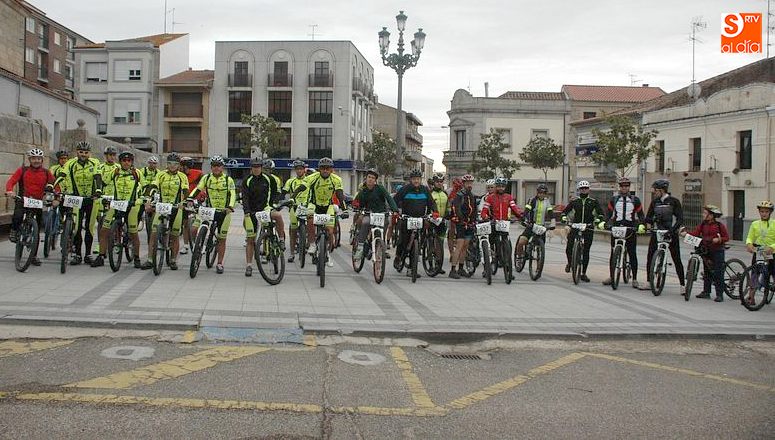 Participantes en la primera edición de la BTT de Vitigudino