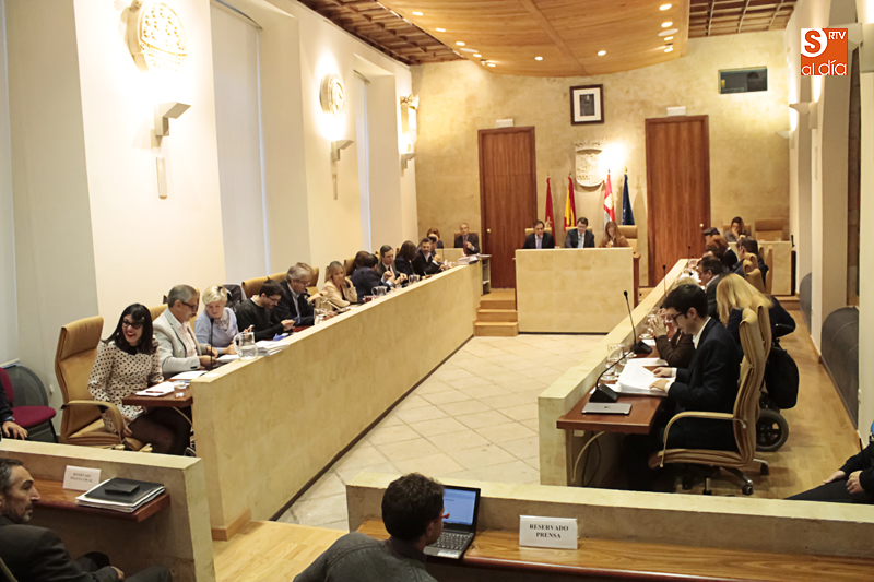 Pleno del Ayuntamiento dedicado a las ordenzas fiscales / Foto de Alejandro López