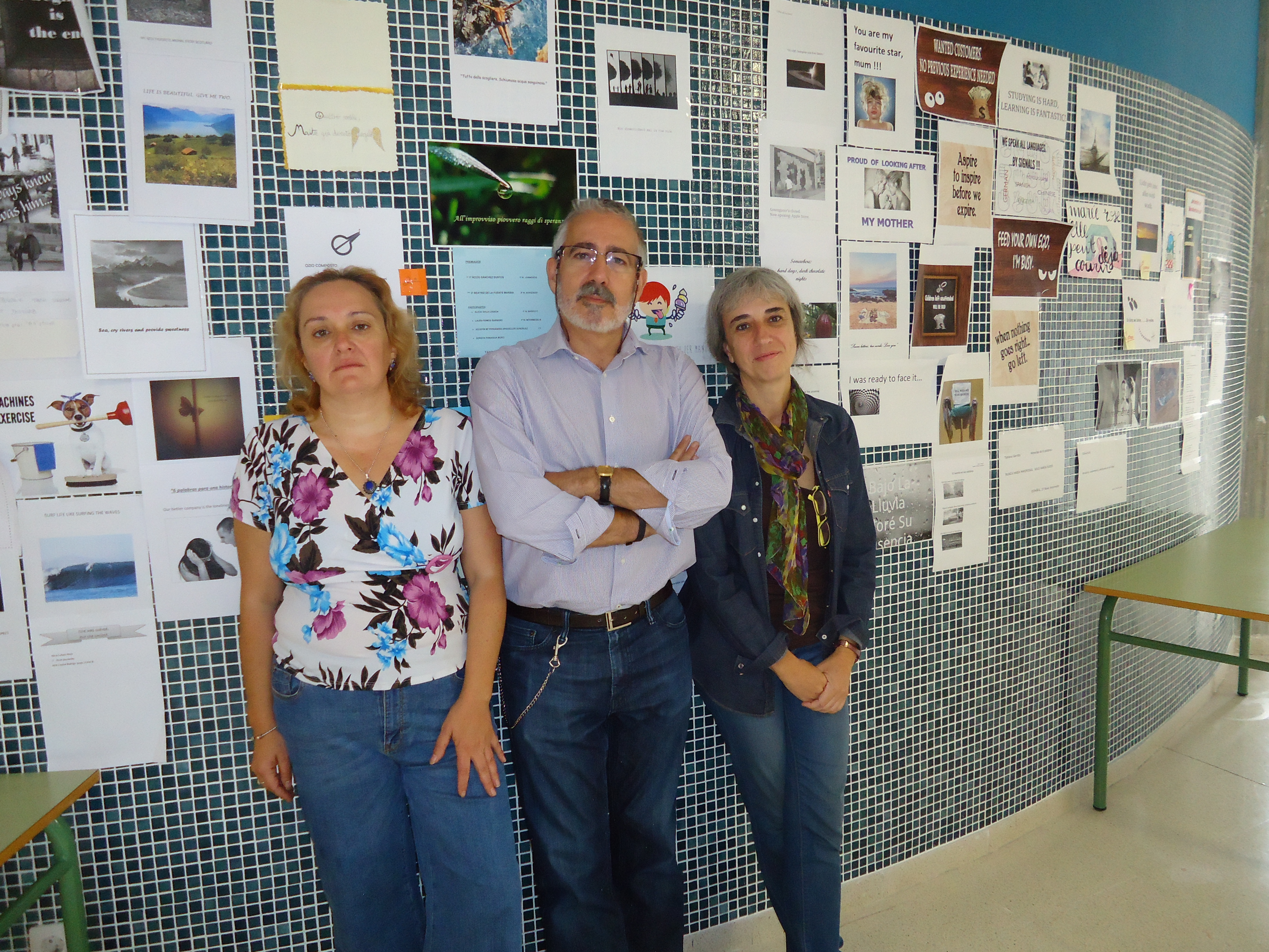 Mónica Fernández, Hélder J. Ferreira y Pilar González