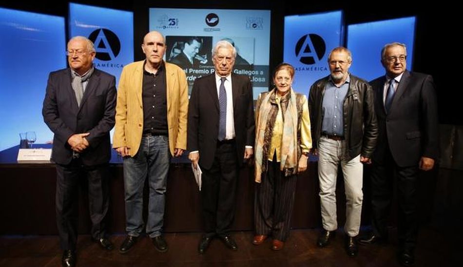Armas Marcelo, Becerra, Vargas Llosa, Ruiz Barrionuevo, Rodríguez y Bravo