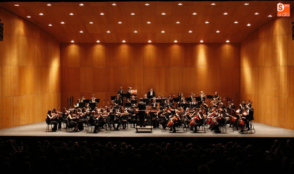 Concierto de la Joven Orquesta Ciudad de Salamanca en el CAEM. Foto: David Fernández