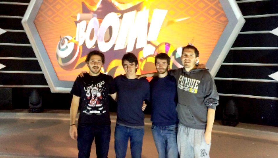 Los cuatro concursantes salmantinos en el concurso Boom