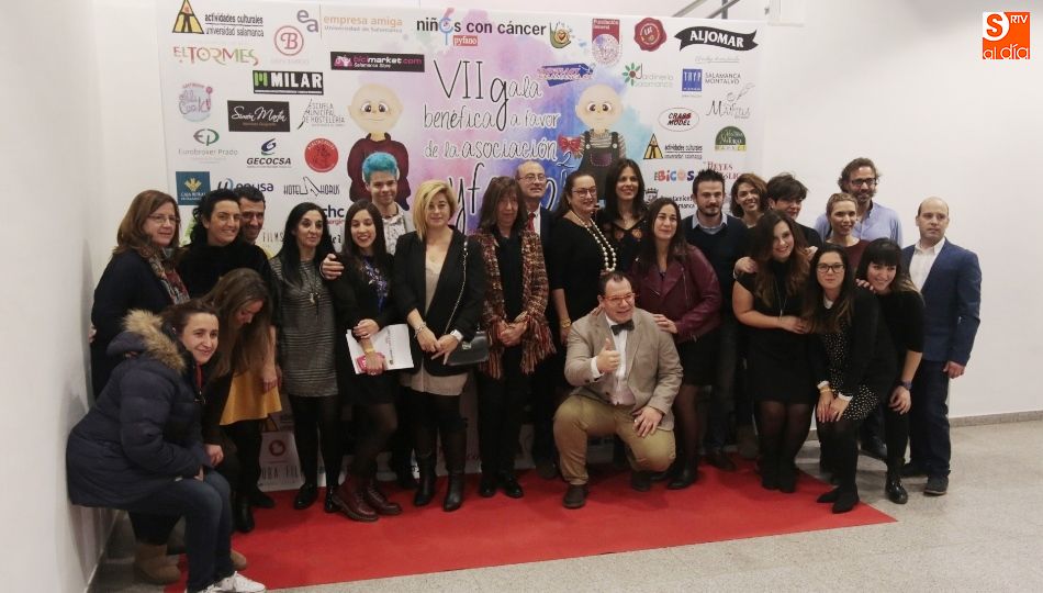 Organizadores y colaboradores de este Gala Solidaria de Pyfano / Foto de Alejandro López