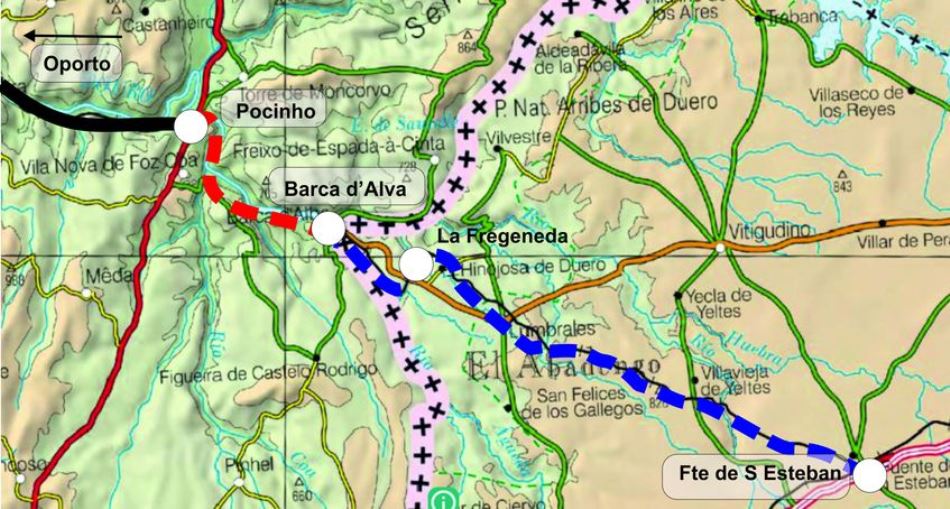 Foto 3 - Línea del Duero o Línea de la Beira Alta, ¿qué le interesa más a Salamanca?