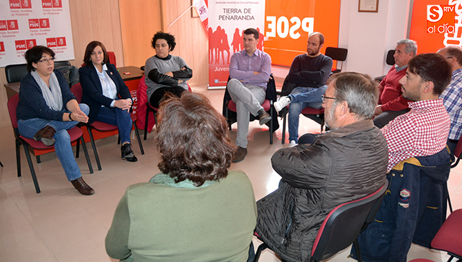 El PSOE organizaba este sábado un encuentro con sus ediles comarcales