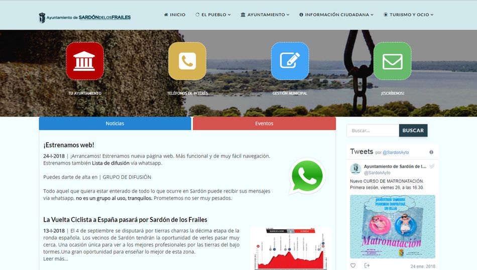 Nueva Web del Ayuntamiento de Sardón de los Frailes