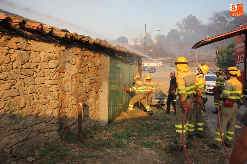 Foto 4 - El incendio de la madrugada del pasado domingo en Aldeadávila fue intencionado  