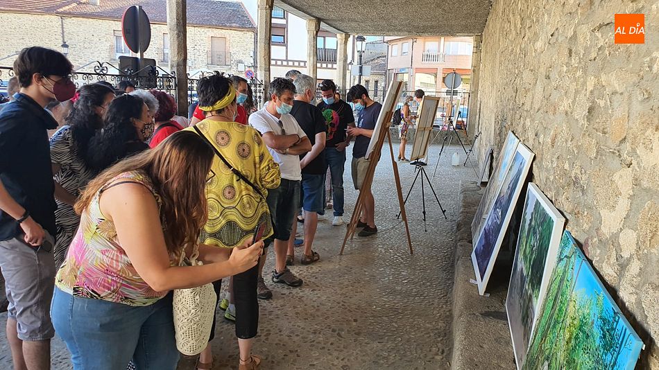 Foto 2 - Francisco Tomás Medina gana el Concurso de Pintura Rápida de Linares de Riofrío
