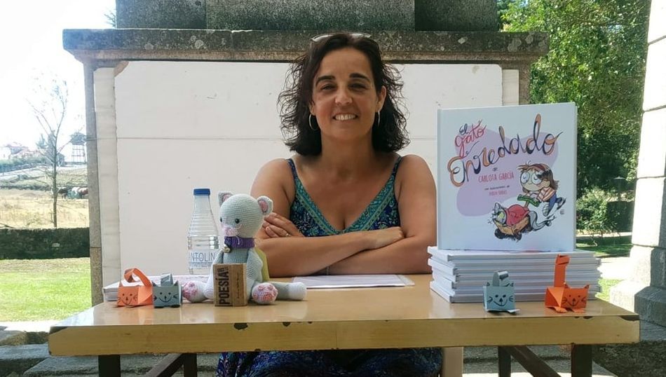 Carlota García autora del cuento ‘El gato enredado’