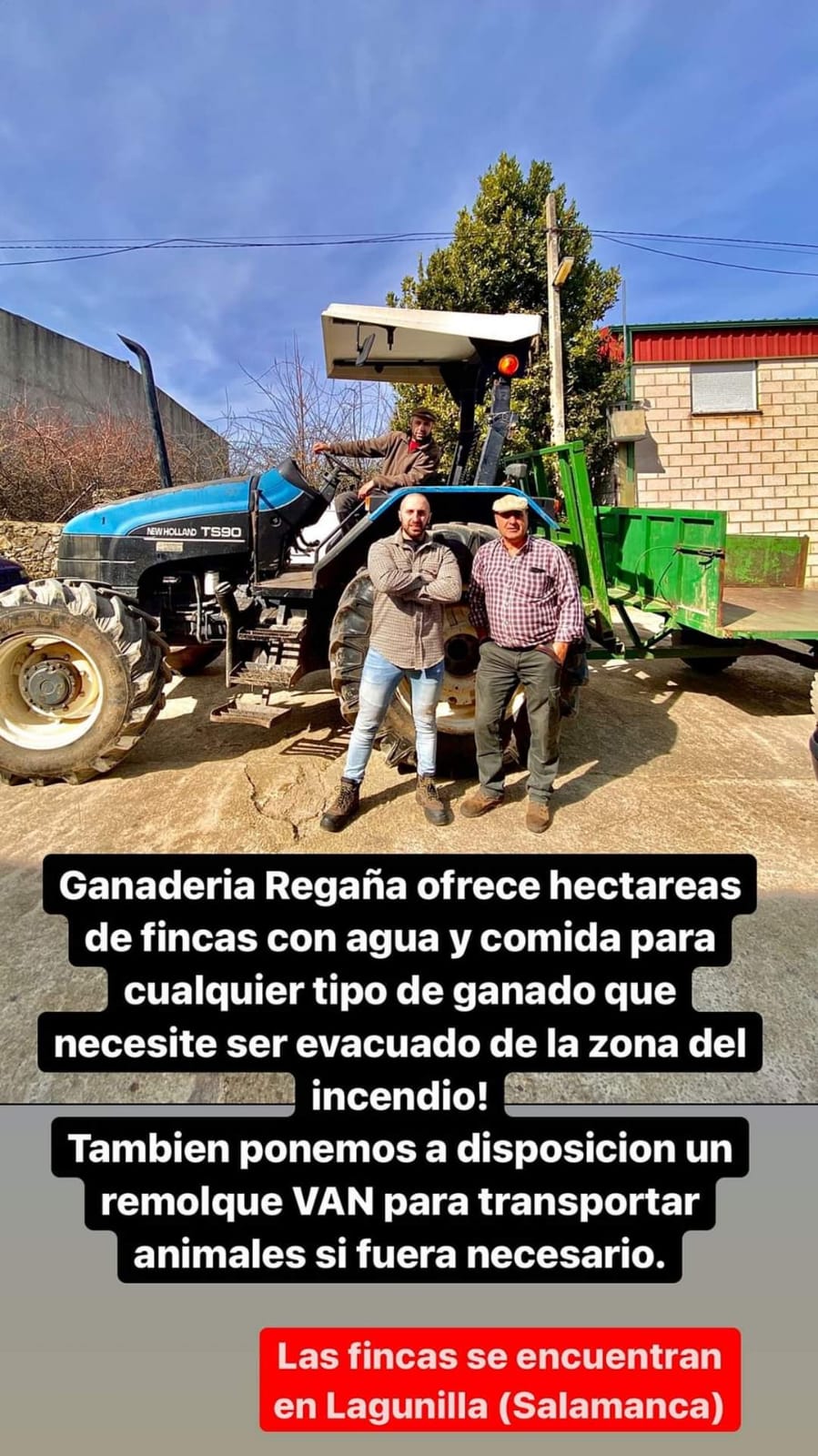 Foto 2 - Lagunilla cede un terreno de 800 hectáreas a los ganaderos afectados por el incendio de Ávila