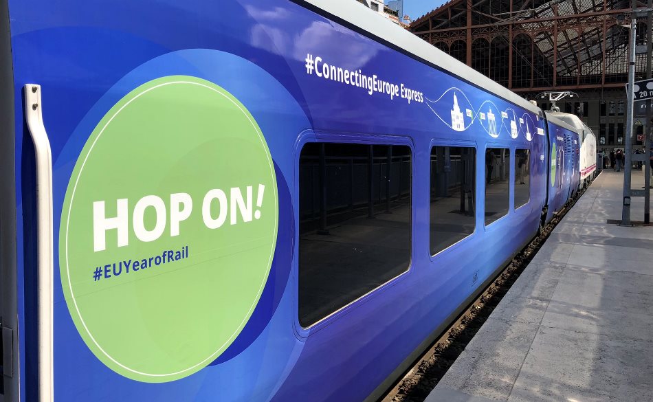 Foto 2 - Pasa por la comarca de Ciudad Rodrigo el tren Connecting Europe Express, que recorrerá 26 países  