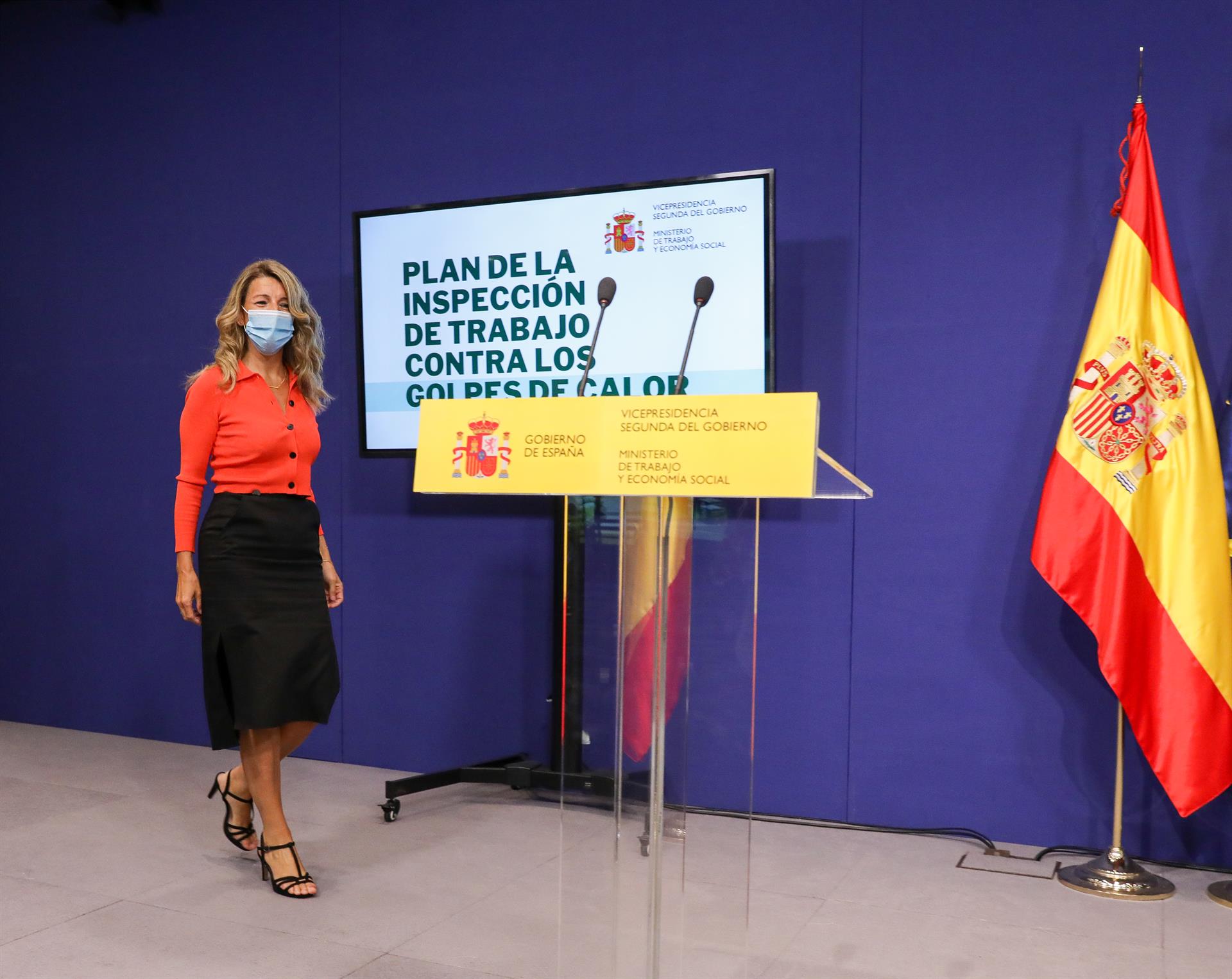 La vicepresidenta segunda del Gobierno y ministra de Trabajo y Economía Social, Yolanda Díaz