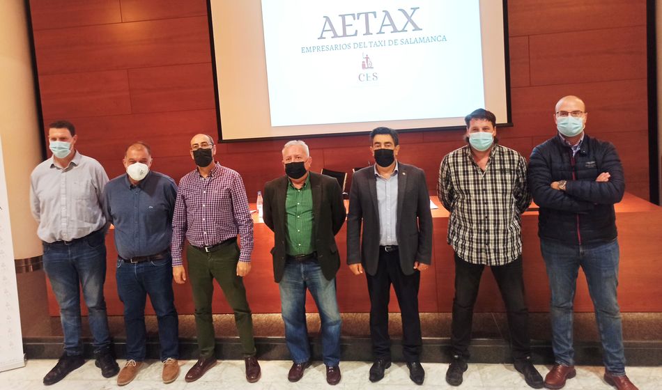 Presentación de AETAX, la Asociación de Empresarios del Taxi de Salamanca