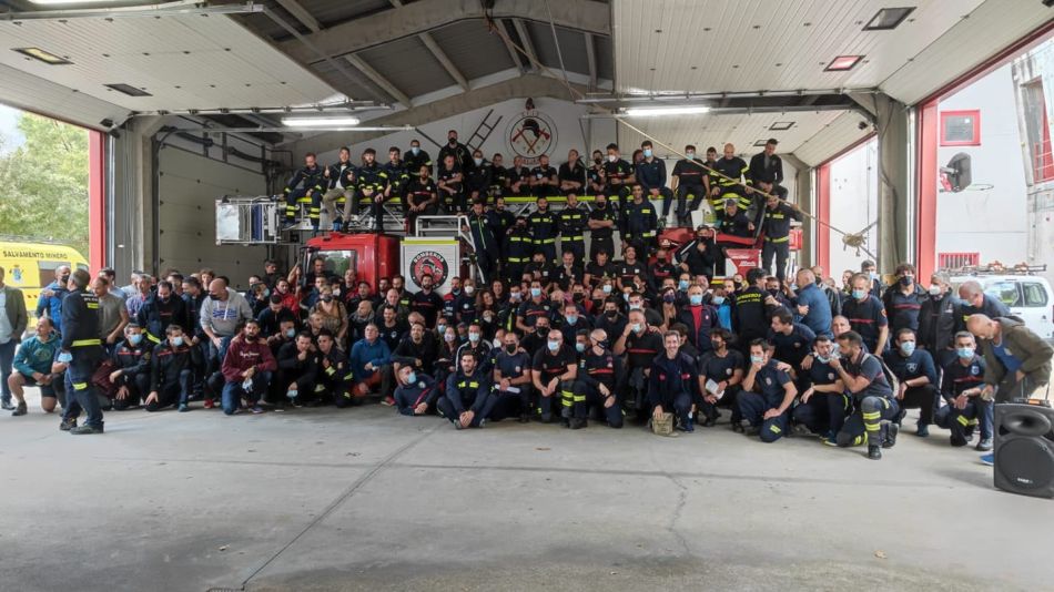 Participantes en las XX Jornadas de Bomberos de Béjar - Fotos: Manolo Gallego y Bomberos Béjar