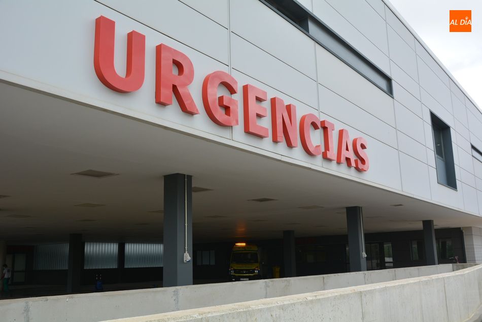 Foto de archivo del exterior del servicio de urgencias del nuevo Hospital de Salamanca