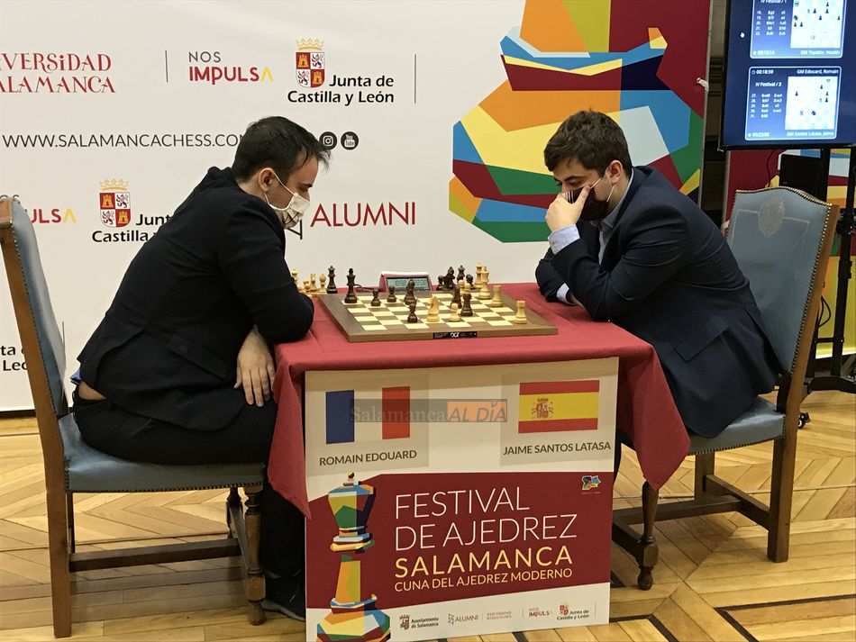 Foto 5 - Jaime Santos se proclama vencedor del Torneo Magistral del IV Festival ?Salamanca, cuna del ajedrez moderno?