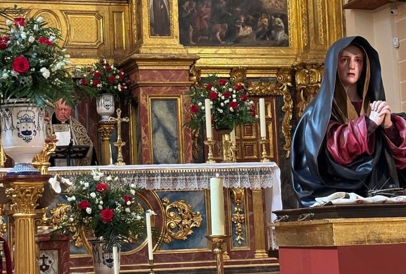 Manuel Briñón guía el Sermón de la Soledad en Alba