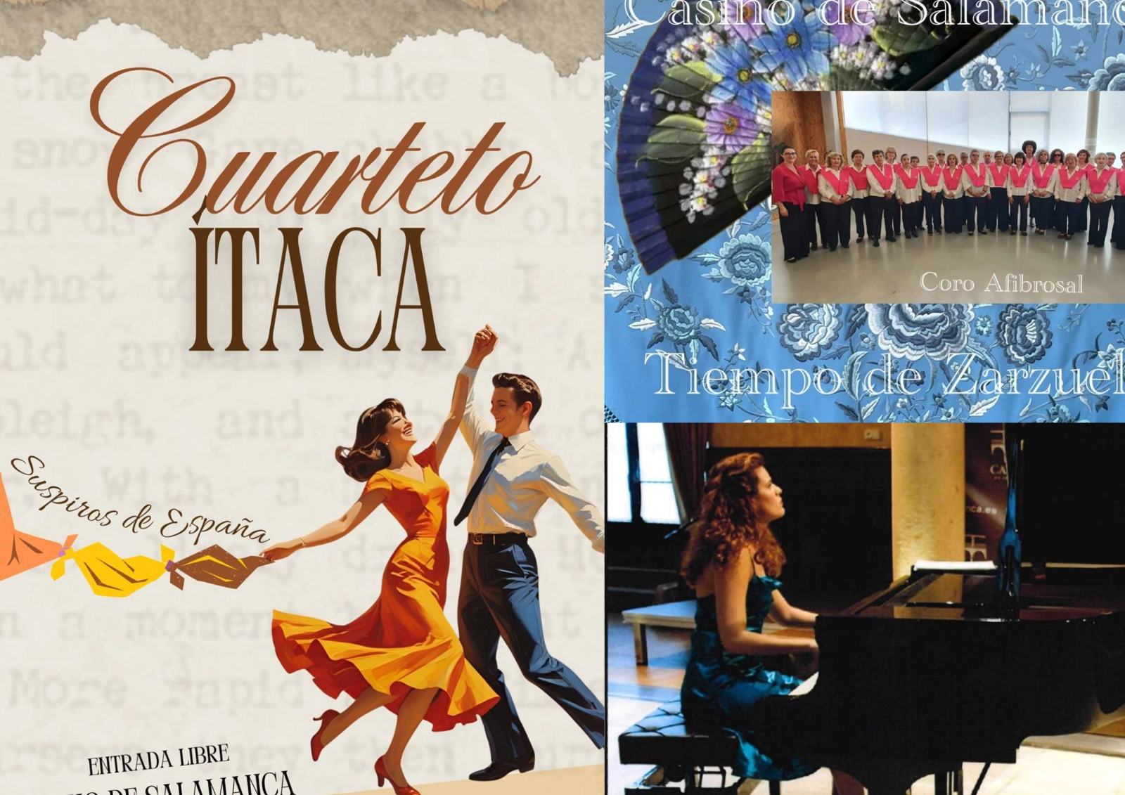 El Casino de Salamanca programa tres conciertos de música clásica, rondalla y piano para fin de año